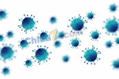 病毒细菌抽象矢量概念图