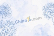 线描水彩花卉背景图