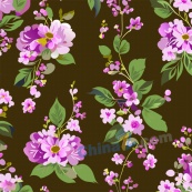 粉紫色植物花卉装饰背景图