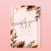 VIP贵宾派对矢量海报设计