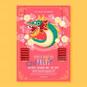 中国春节矢量海报设计素材