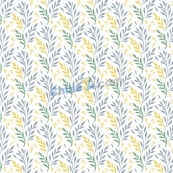 优雅植物无缝花卉图案矢量素材