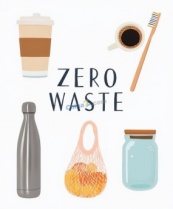 ins风零浪费生活用品矢量插图