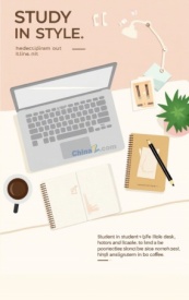 精致时尚办公学习主题矢量素材