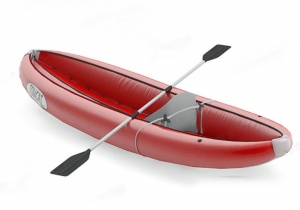 皮划艇三维模型效果图
