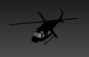 直升机三维模型