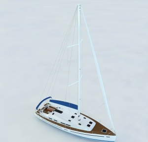 3D帆船模型设计素材