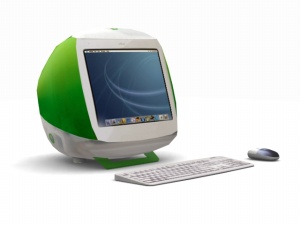 苹果电脑3D模型