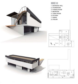 创意别墅3D模型设计
