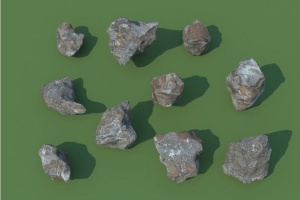 石头模型图片