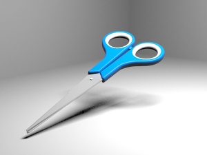 剪刀3D模型设计
