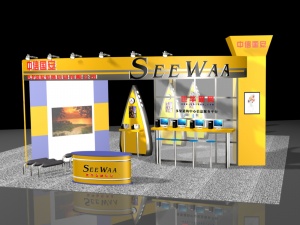 展台效果图3D设计