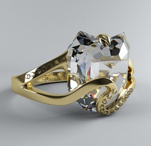 3D钻石戒指模型