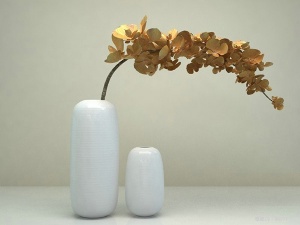 插花干枝3D模型