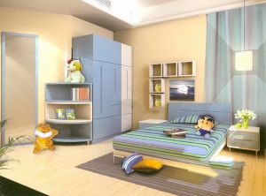 儿童房3D模型设计