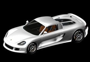 3D轿车模型设计