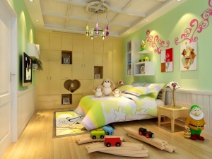 3D儿童房设计效果图