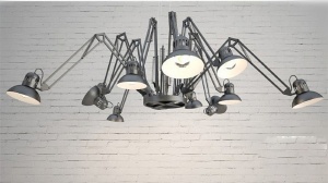 蜘蛛吊灯3D模型