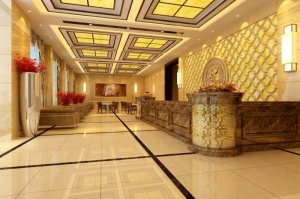 酒店大厅3D模型