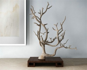 室内装饰树艺术品模型