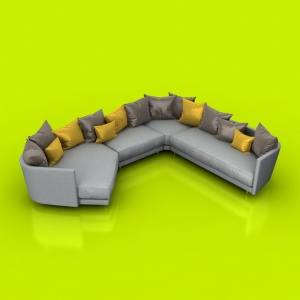 时尚家居沙发3D模型