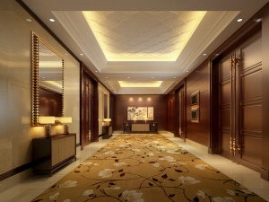 酒店走廊3D模型设计