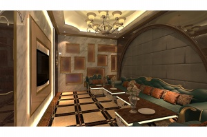 KTV包间装饰模型效果图