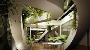 绿色植物装饰室内模型设计