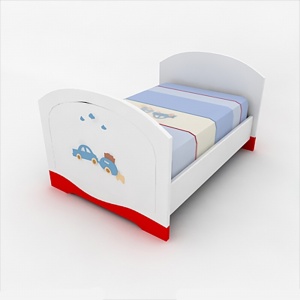 儿童床3D模型设计