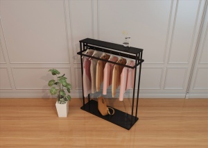黑色3D展架模型素材