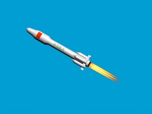 火箭3D模型效果图