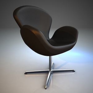 舒适办公椅3D模型设计
