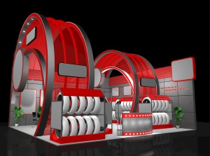 红色主题展厅3D模型