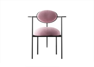 粉色单人餐椅3DMAX模型