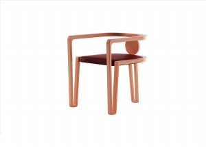 创意餐椅3D模型设计