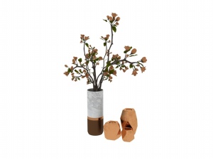 花瓶植物3D模型设计