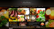 豪华餐厅网站flash+xml模板