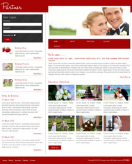 婚礼策划公司网站模板