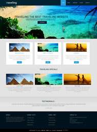 埃及金字塔旅游公司模板