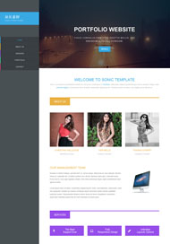 扁平化设计摄影企业模板