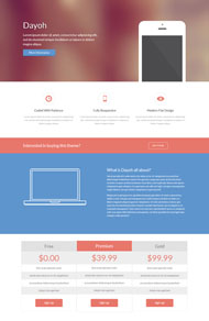 粉色手机产品销售HTML5模板