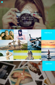 摄影爱好者html5网站模板