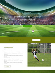 足球俱乐部HTML5网站模板