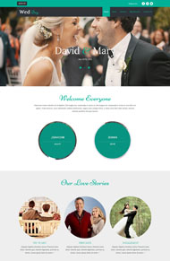 婚礼策划网站模板