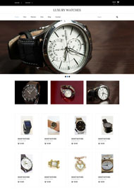 手表b2c商城网站模板