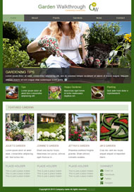绿色园艺公司CSS网站模板