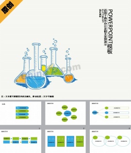 化学科学研究ppt模板下载