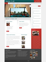 室内建筑师HTML网站模板