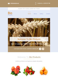 农业水果蔬菜种植网页模板