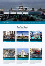 国际旅游公司网站模板
